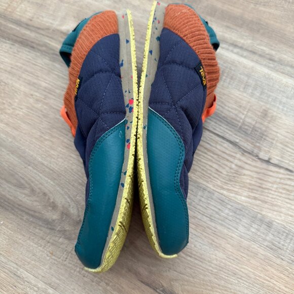 Teva x Cotopaxi Men's ReEmber Moc Sneaker Slipper Blue Green Orange Casual 9 - Picture 5 of 9